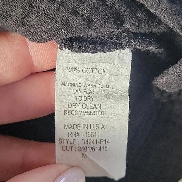 Maternal America Gauzy Cotton Maternity Womens‎ Dress Size Medium Black Dress - Picture 10 of 10